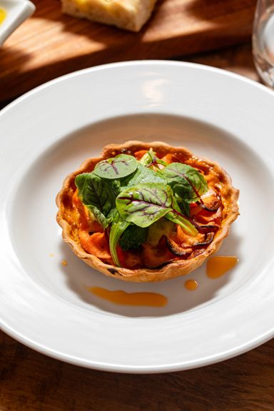 CROSTATA DI CAROTE CON PECORINO CRUDO